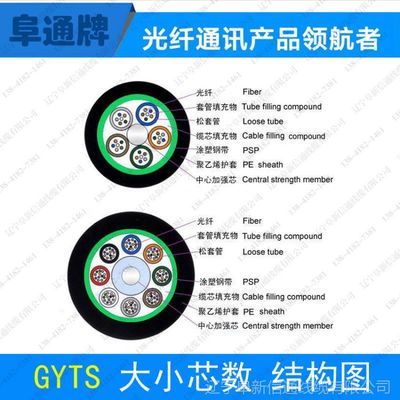 廠家直銷GYTS-24B1單模光纜 24芯層絞式鎧裝光纜的性能與應(yīng)用